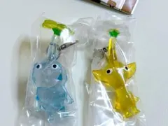 氷　黄　ピクミン　めじるしアクセサリー２　２点　セット　ガチャ