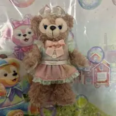 カラフルハピネス　ダッフィー&フレンズ20周年　シェリーメイ　ぬいぐるみバッジ