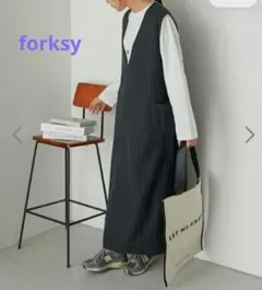 ☆forksy ネット完売かなり大きめジャンスカ 美品☆