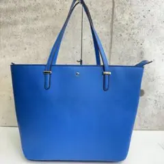 kate spadeケイトスペード PVCトートバッグ ブルー