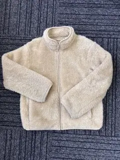 ユニクロ　フリースジャケット ベージュ