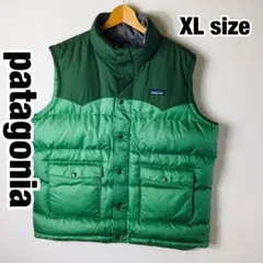 レア パタゴニア スリングショット ダウンベスト　メンズ XL グリーン