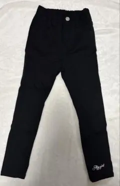 ALGY 黒　ストレッチパンツ　130のサムネイル