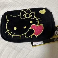 しまむら　キティちゃん　マルチティッシュケース　ポーチ　ゴールド