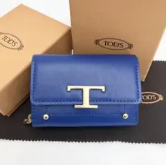 【希少】【最終値下】TOD’S トッズ Tタイムレスレザーミニ財布【限定セール】