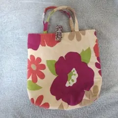 ハンドメイド キルティング手提げ サブバッグ