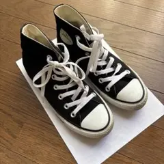 CONVERSE ハイカット スニーカー ブラック 22.5cm