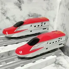 プラレール E6系新幹線こまち 連結仕様 先頭車両・後尾車両 動作確認済み