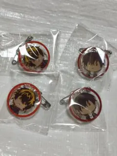 刀剣乱舞 御伴散歩　ぽちくじ　クリアバッジ　大倶利伽羅、火車切