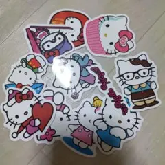ハローキティ ステッカー 10枚セット