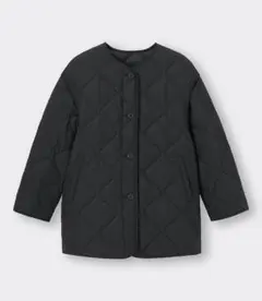 海*お様 GU ヒートパデッド2wayオーバーサイズブルゾン ブラックS