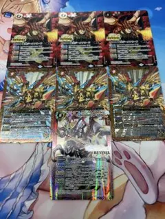 デュエマ R.S.F.K. ロイヤルストレートフラッシュカイザー 神アート×4