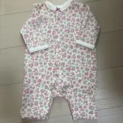 花柄ロンパース 60-70cm