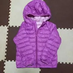 UNIQLO キッズ ダウンコート 110 紫