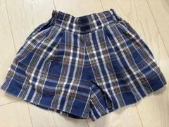 GU キュロット パンツ チェック柄 110