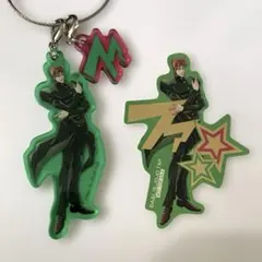 ジョジョ　マツキヨココカラ コラボ　花京院　キーホルダー　ステッカー