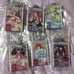 だれでもアクリルチャーム 1 アイカツ！ × プリパラ ガチャ 6点セット