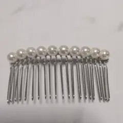 パール ヘアコーム シルバー