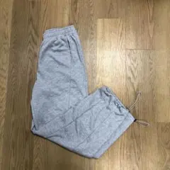 男女兼用 スウェットパンツ 両足ドローコード付き