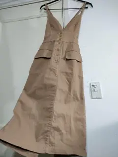 極美品✦JILLSTUART大人可愛いバックレースアップデニムワンピースM