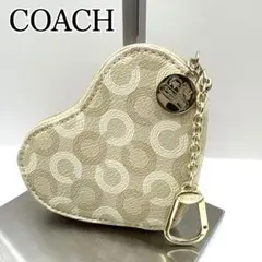 COACH Op Art Heart Coin Purse Keychainのサムネイル