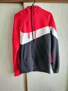 Nike ジッパーパーカー Sサイズ レッド/ブラック
