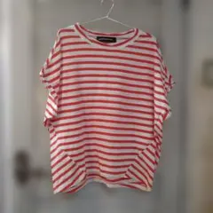 ◐mercibeaucoup,ボーダー半袖カットソー◑のサムネイル