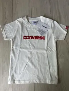 新品未使用　CONVERSE ロゴプリント キッズTシャツ ホワイト 120cm