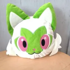 ポケットモンスター 大きい顔型ぬいぐるみポーチ ニャオハ
