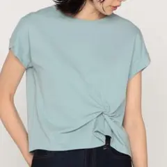 K.T KIYOKO TAKASE コットン強撚ポンチ デザインタックカットソーのサムネイル