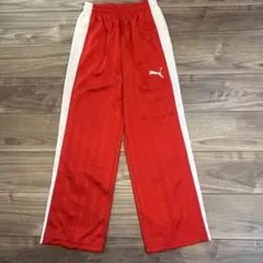 Puma レッド ストライプ ジャージパンツ