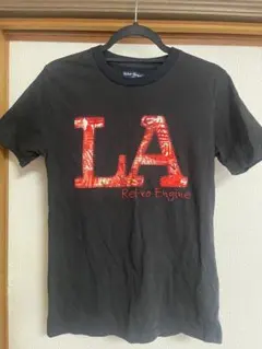 ⚠️値下げ中⚠️Retro Engine LAロゴ Tシャツ Lサイズ 黒