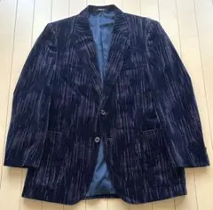 A6 コーデュロイ テーラード ジャケット ストライプ シングル 2ボタン