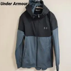 【Under Armour】 ジップアップパーカー ブラック/グレー