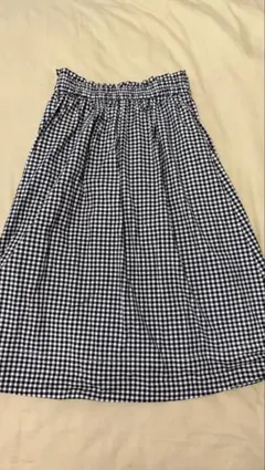 【1回着用のみ】GAP ギンガムチェックスカート 120cm