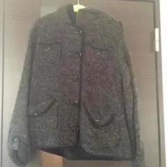 shuca フードつきコート 着脱可能モフモフ裏地つき！