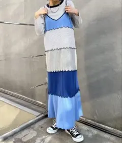 ハローサンフランシスコTEE付メロウティアードワンピースのサムネイル