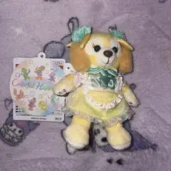 クッキーアン ダッフィー＆フレンズ　20周年　カラフルハピネス　ぬいぐるみバッチ