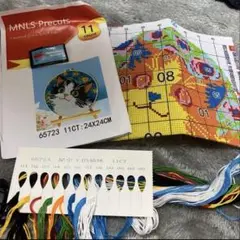 クロスステッチ　キット　刺繍キット　刺繍作成キット