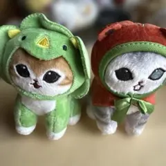 モフサンド怪獣にゃんとカエルにゃんマスコット2個セット