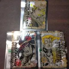 ジョジョキャラバン 箔押しクリアカード ディエゴ・ブランドー ディオ　3枚セット