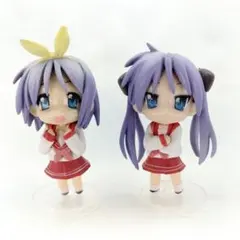 らきすた ねんどろいどぷち 柊かがみ 柊つかさ 制服 フィギュア セット