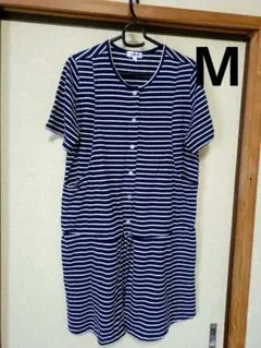 夏用マタニティパジャマ上下セット　授乳服　Мサイズ