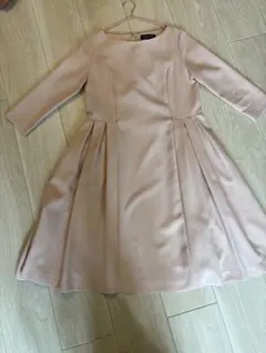 授乳口付きフォーマルワンピース(ピンク)