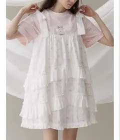 merry jenny フレアミニワンピース