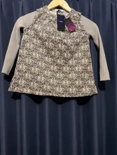 SHIPS KIDS 花柄長袖ワンピース 120cm