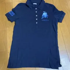 ネイビー ポロシャツ 半袖ランボルギーニ Bull LXIII ピケ