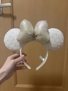 ディズニー風ホワイトカチューシャ