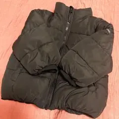 petit main ブラック ダウンジャケット 80