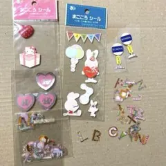 ② シール いろいろ キャラクターシールセット